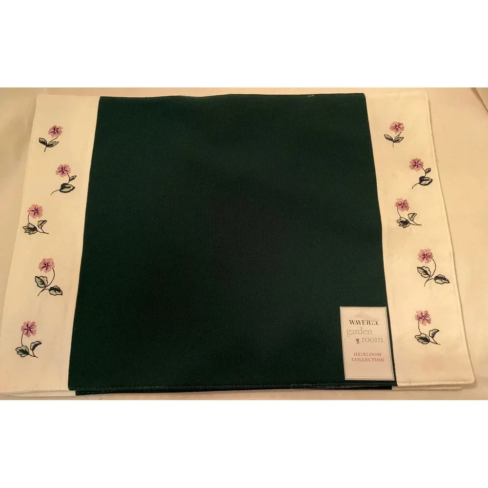 Waverly Placemats NWT, Heirloom Collection, Garden Room Pattern, 3 Spring